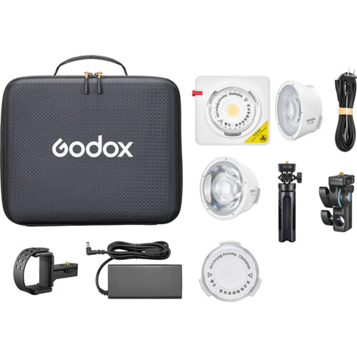 Godox Photo Equipment Co. Ltd Godox Photo Equipment Co. Ltd ML100Bi Bi-Color LED Studio Light Kit 15 36 Lens Power Bank Holder — product photo