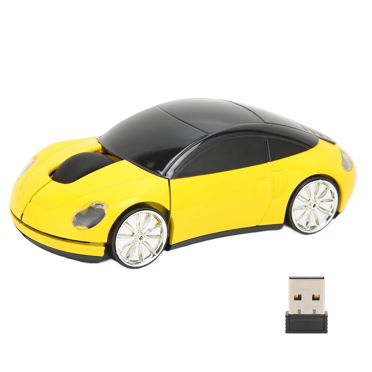 Vszerda Vszerda ASHATArm9gs3exi1552 1600 DPI Wireless Car Gaming Mouse Yellow — product photo