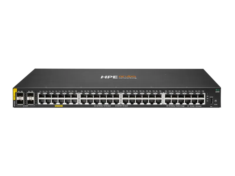 HPE HPE Aruba CX 6000 48G Class4 PoE 4SFP 740W Switch R9Y03B#ABA — product photo