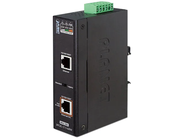 PLANET PLANET IPOE-171-60W 60W PoE injector wireless accessory — product photo