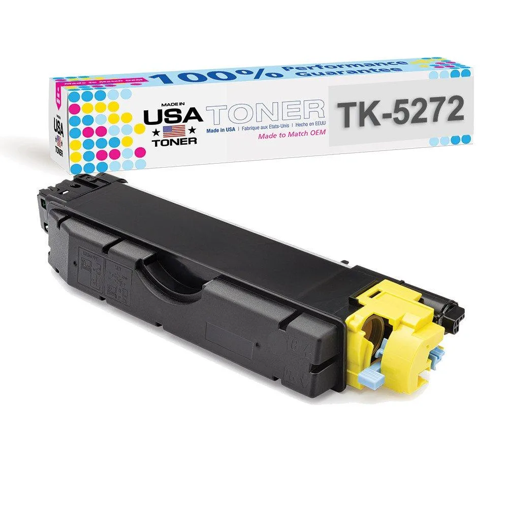 MADE IN USA TONER MADE IN USA TONER TK-5272Y Yellow Toner Cartridge 6000 Pages — product photo