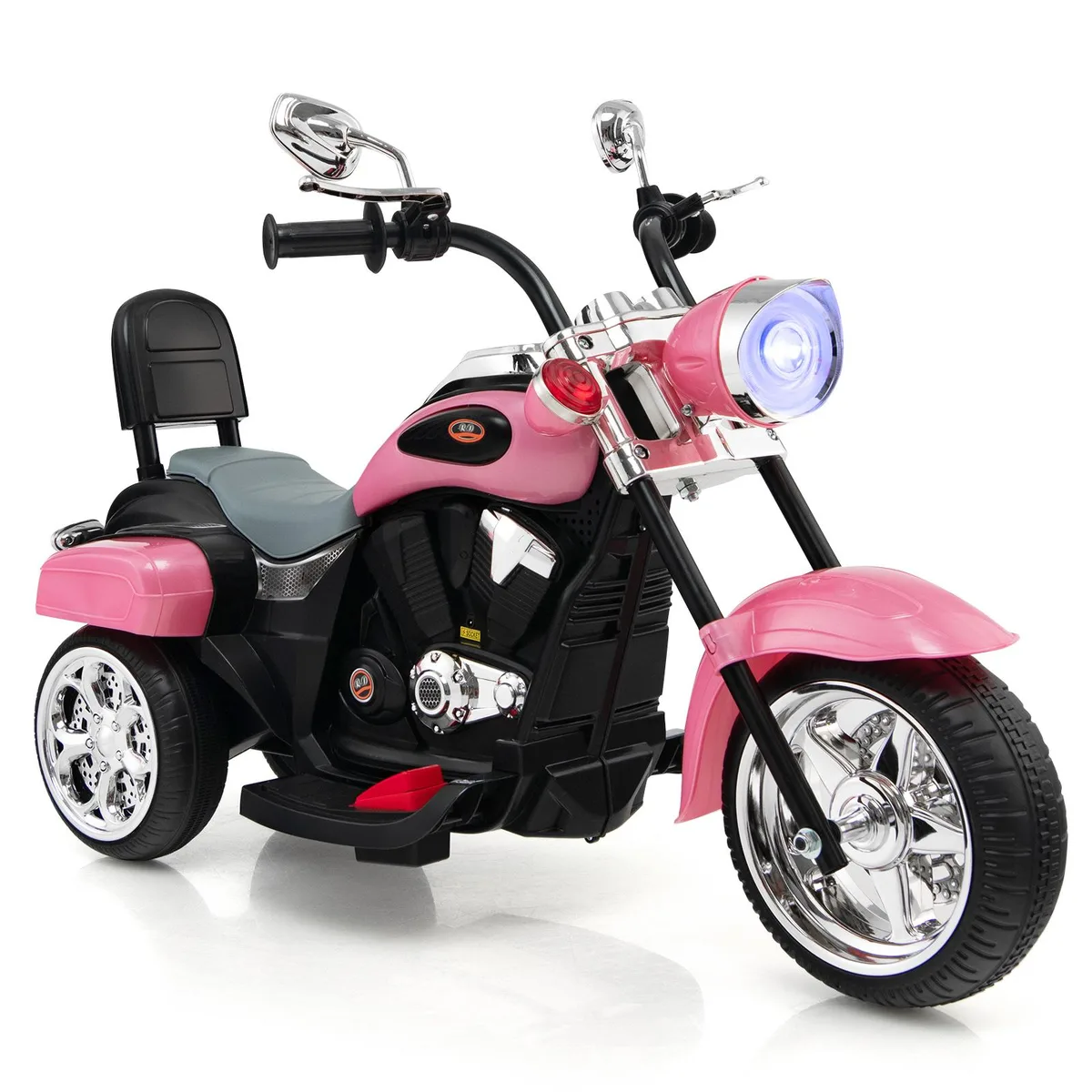 SlickBlue SlickBlue 6V 3-Wheel Kids Motorcycle Pink — product photo