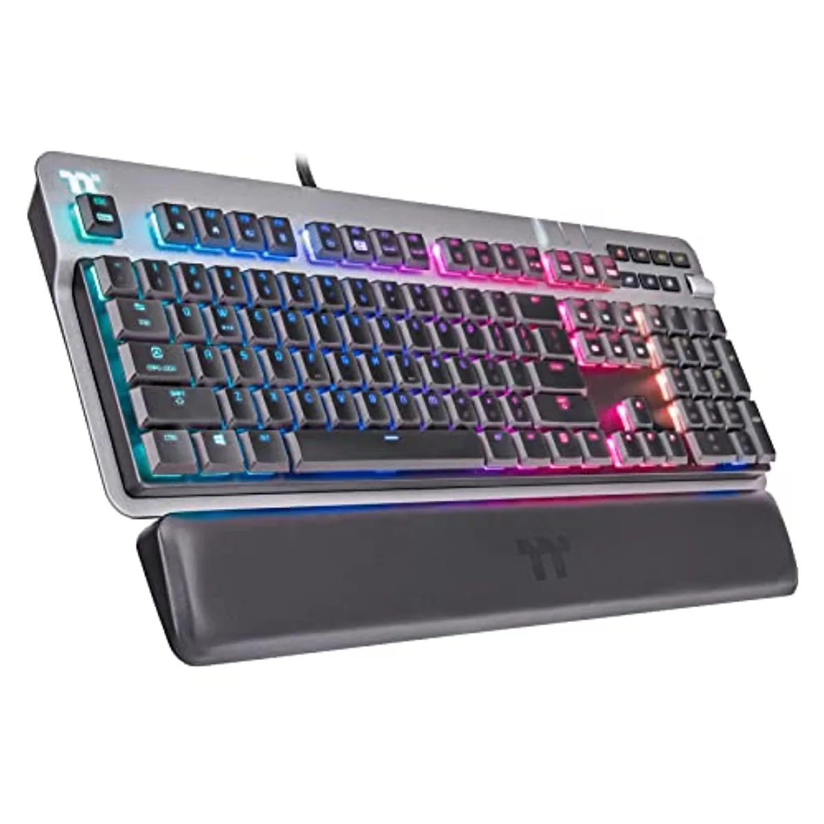 Thermaltake Thermaltake MBVB0B2KYJ8Y6 Argent K6 RGB low-profile mechanical gaming keyboard Cherry MX Red — product photo