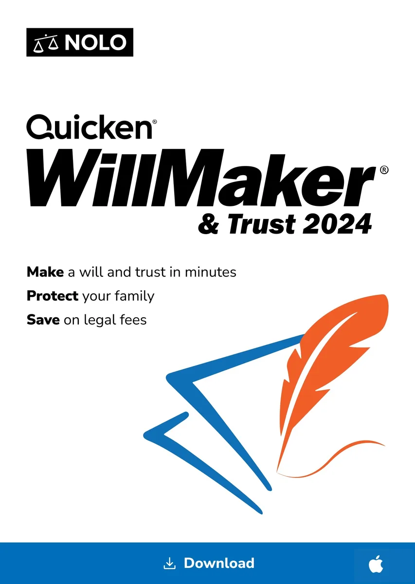 Individual Software Individual Software ESD-WMM4 Quicken WillMaker &amp; Trust 2024 Mac Download — product photo