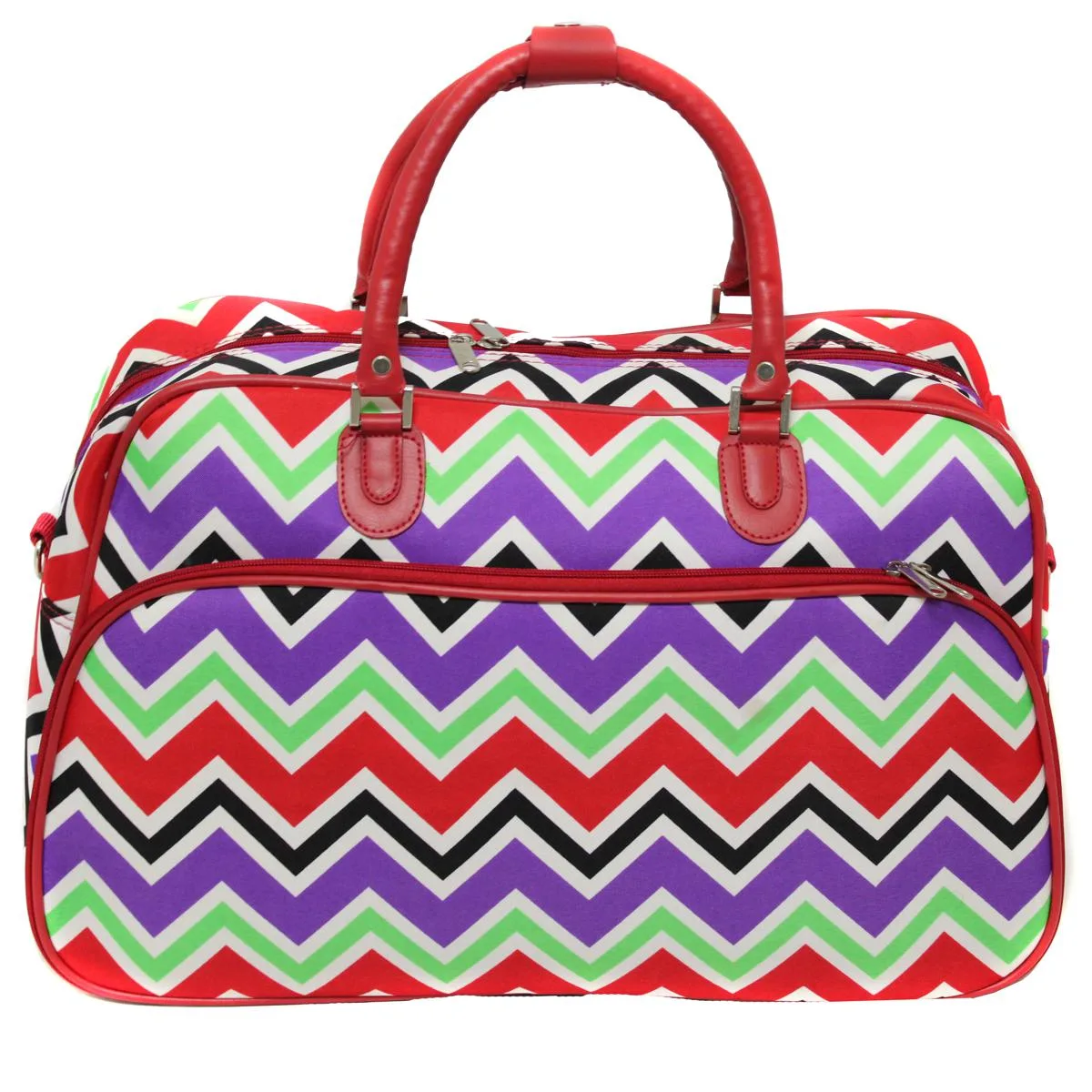 ecWorld ecWorld 21" ZigZag Duffel Bag Red Trim — product photo