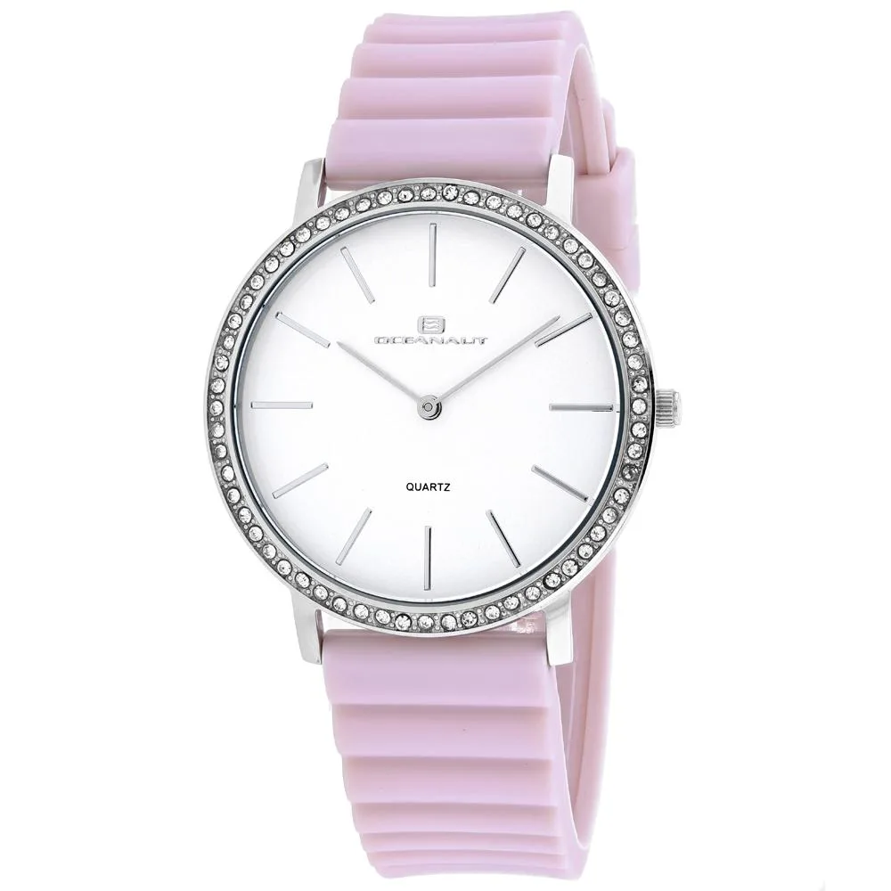 OCEANAUT OCEANAUT Ripple OC0263 watch 40mm white dial pink strap 30m water resistant — product photo