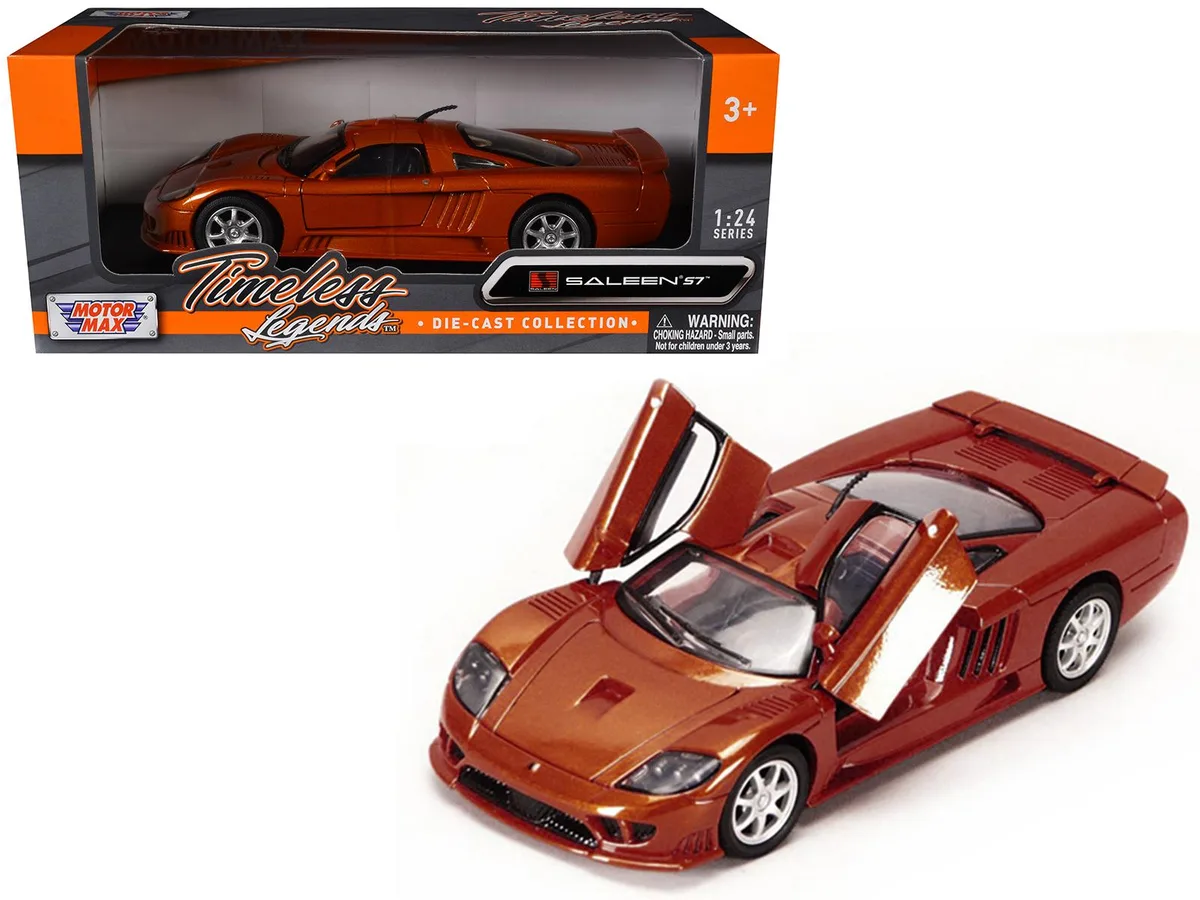 MOTORMAX MOTORMAX Saleen S7 Copper 1/24 Diecast Hobby Collectible — product photo