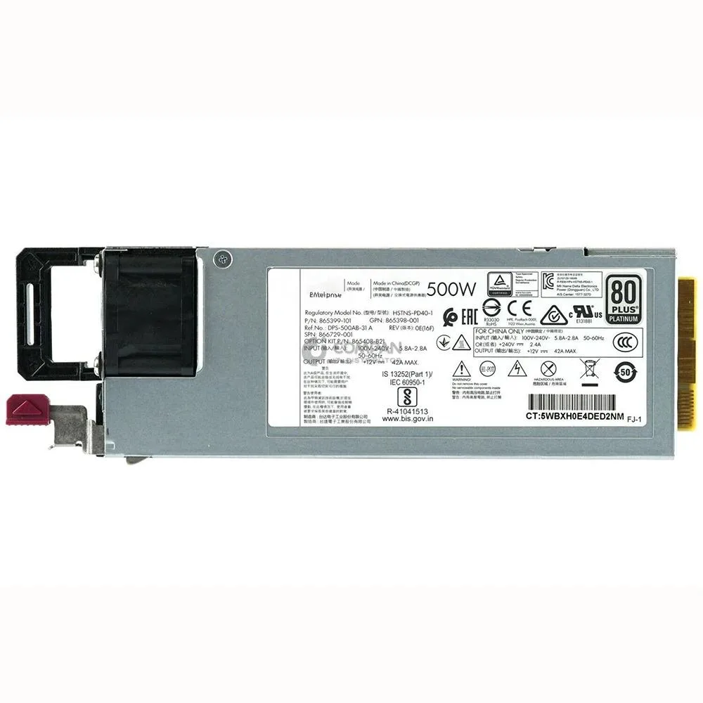 KHACHIMO KHACHIMO HPE Gen10 500W ATX power supply 865408-B21 — product photo