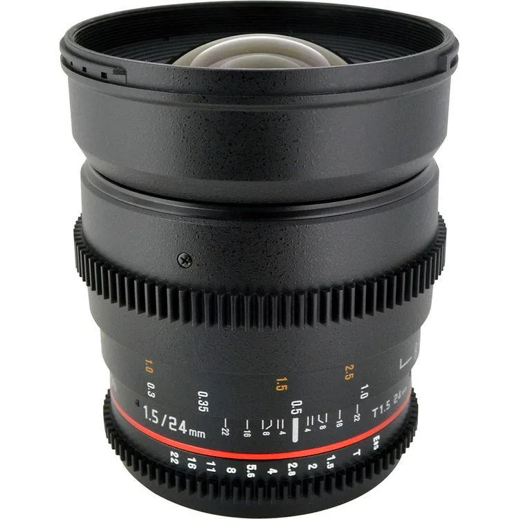 Rokinon Rokinon 24mm T1.5 Cine ED AS IF UMC II Sony A Mount camera lens — product photo
