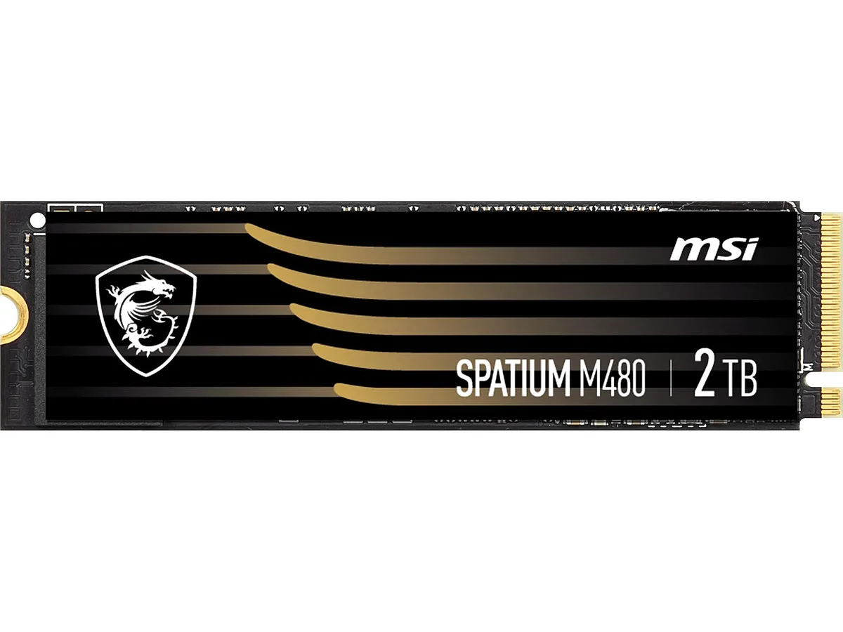MSI MSI SPATIUM M480 PCIe 4.0 NVMe M.2 2TB internal SSD — product photo