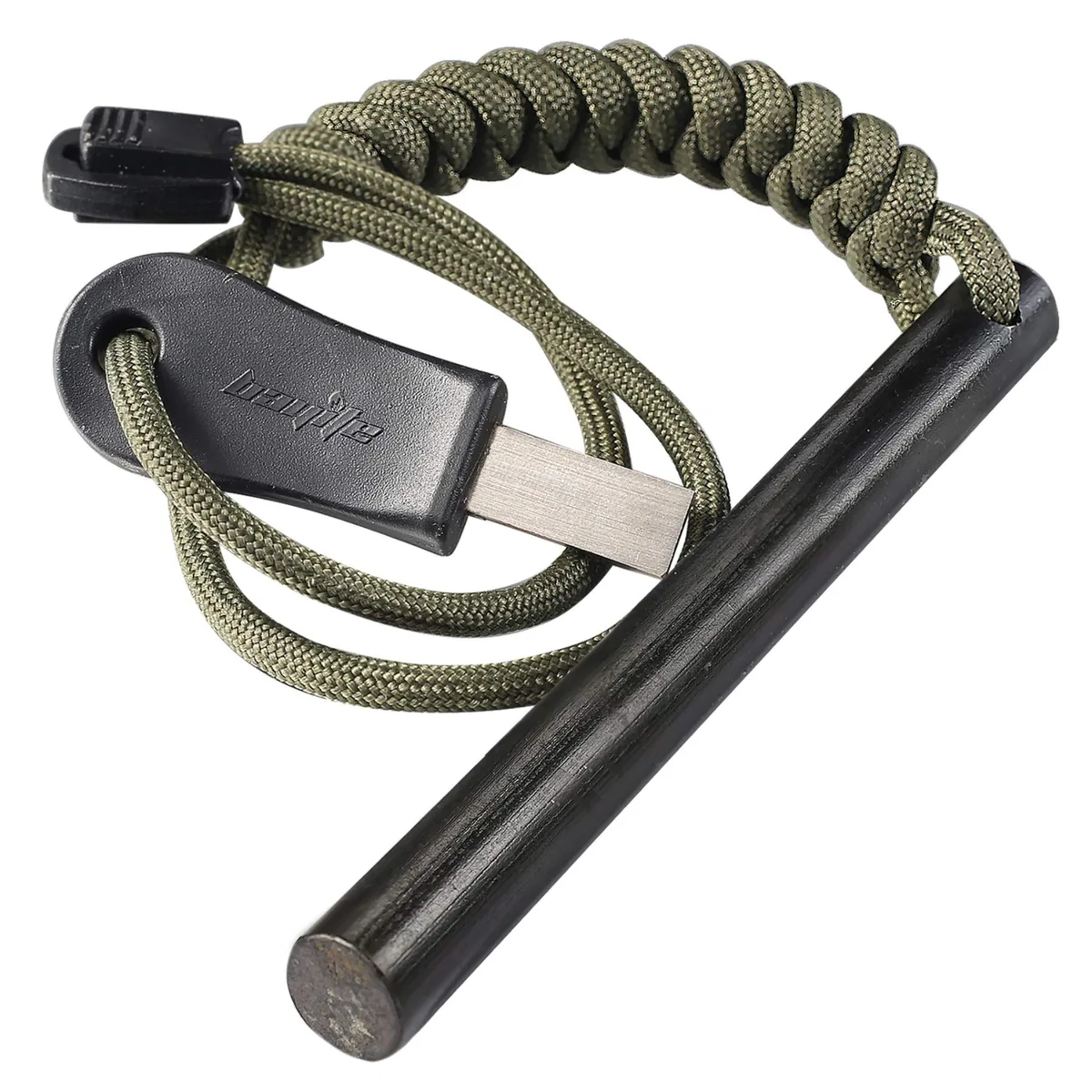 bayite 4" Ferrocerium Rod Fire Starter Kit with HSS Striker-Pro — product photo
