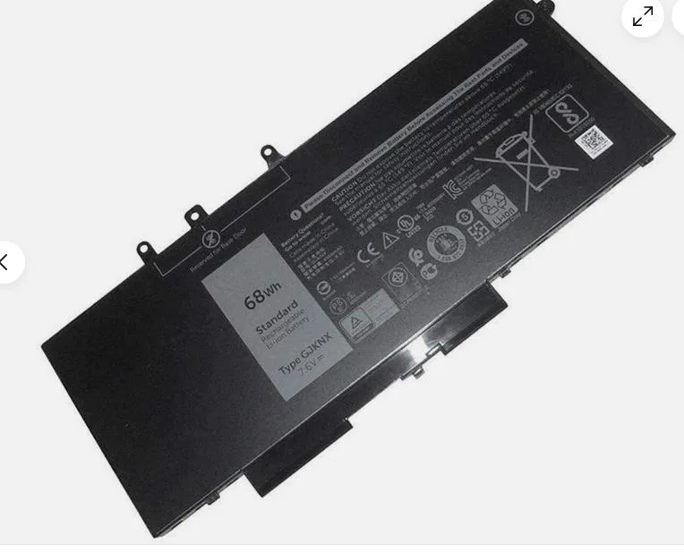 TOPKTEAM TOPKTEAM GJKNX laptop battery 7.6V 68Wh for Latitude 3520 5480 5490 5580 — product photo