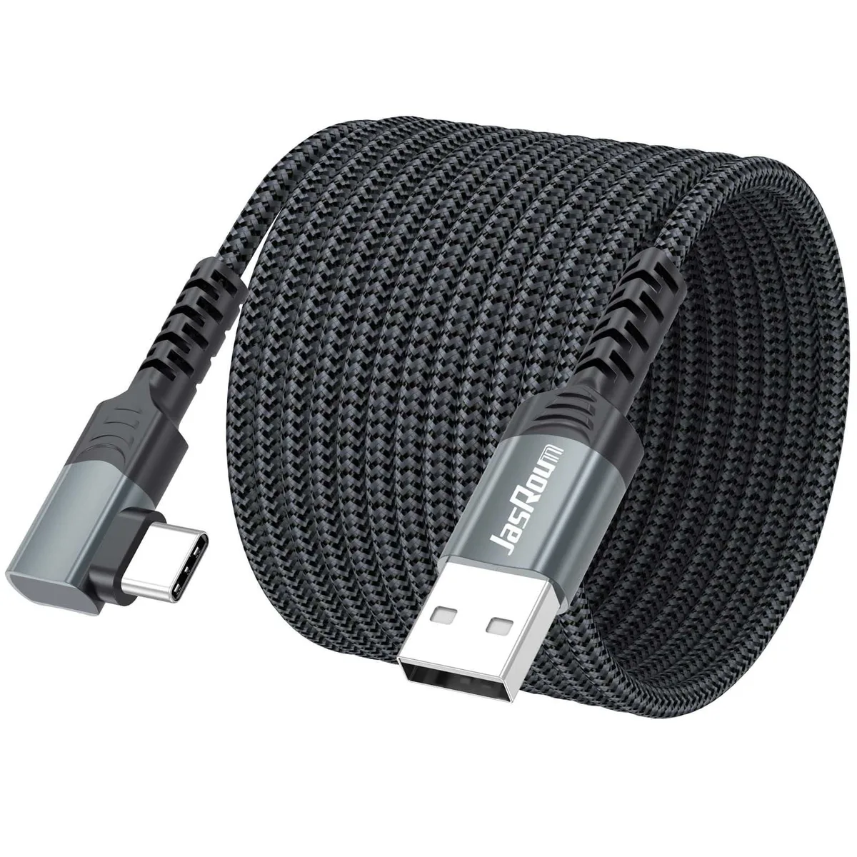  Belkin Samsung Gala USB to USB-C Right Angle Cable 15 ft 3A 480 Mbps Orange — product photo
