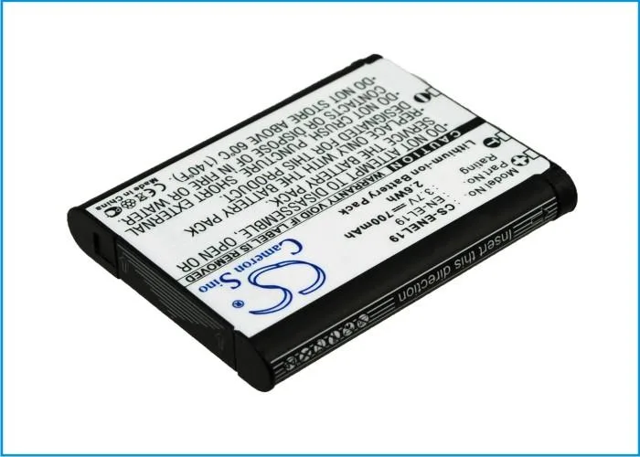 Estry Estry EN-EL19 replacement battery 700mAh 3.7V 1-pack — product photo