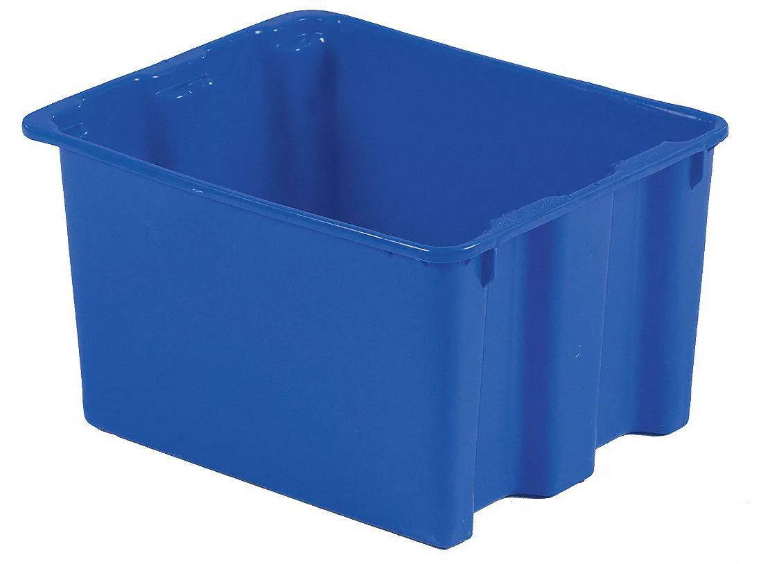 Lewisbins Lewisbins SN2117-12 Blue Hang & Stack Storage Bin — product photo