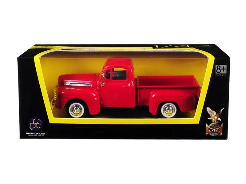 ROAD SIGNATURE ROAD SIGNATURE 1948 Ford F-1 Pickup Truck Red 1/43 hobby collectible — product photo