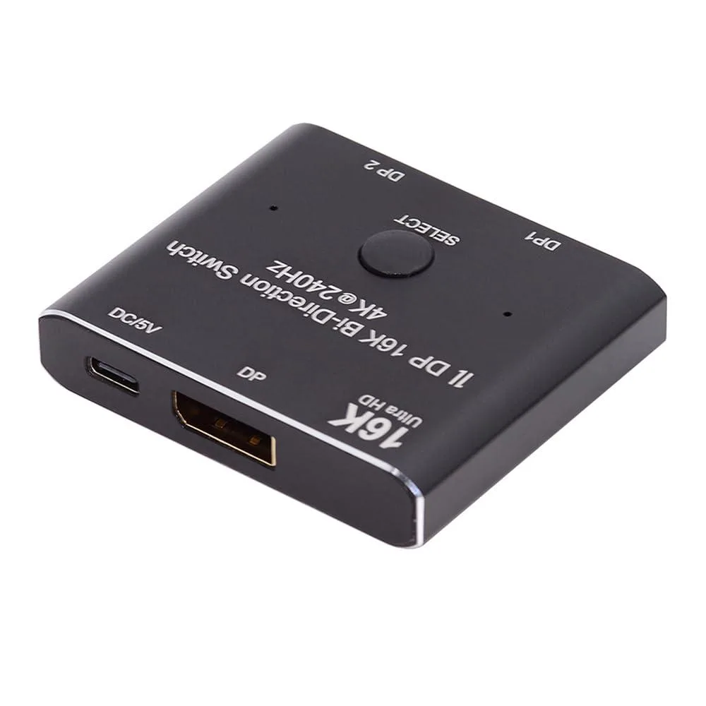 Vszerda Vszerda DP 2.0 Bi-Directional 2x1 Switch 16K@60Hz 4K@240Hz — product photo