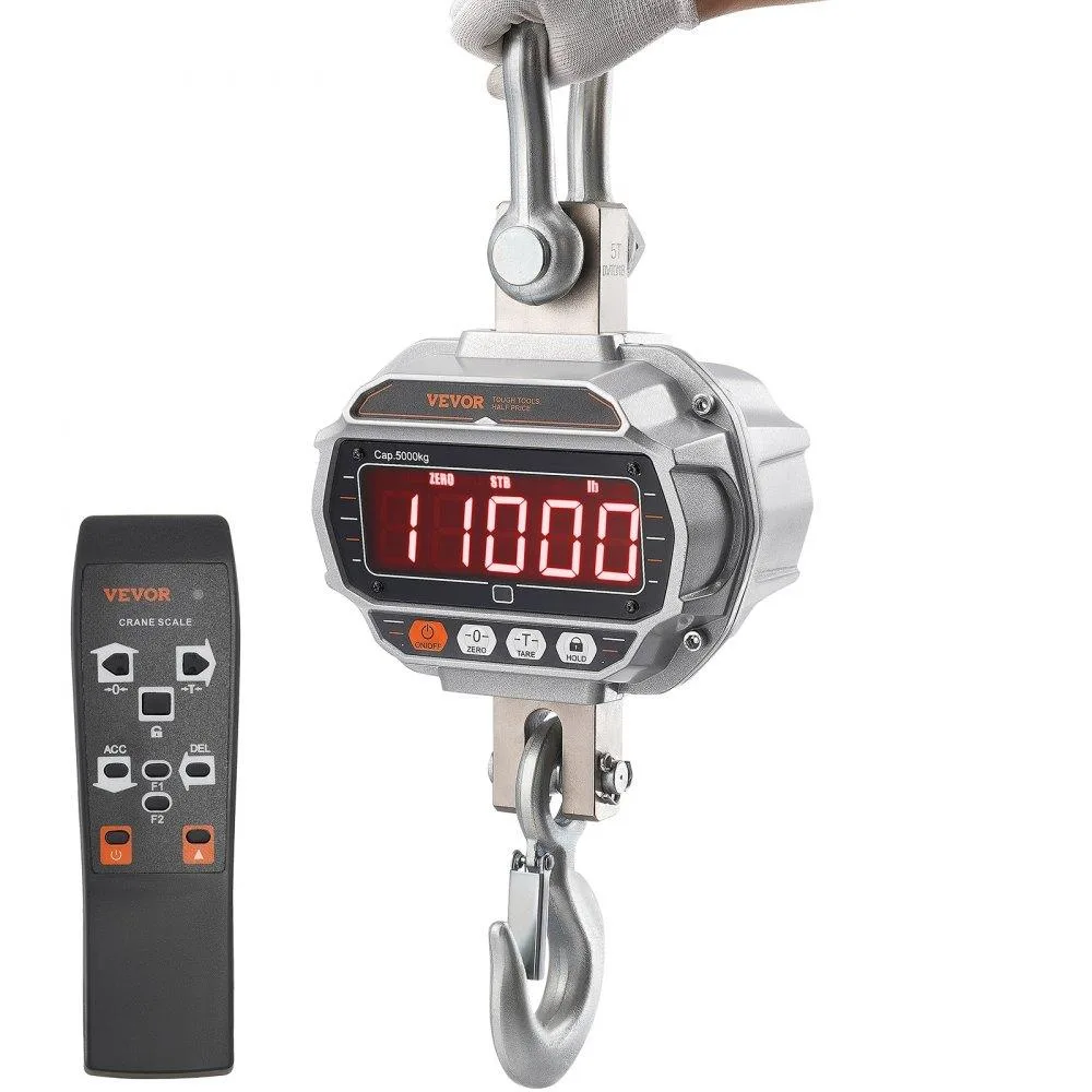 VEVOR VEVOR Digital Crane Scale 11000 lb 5000 kg Silver — product photo