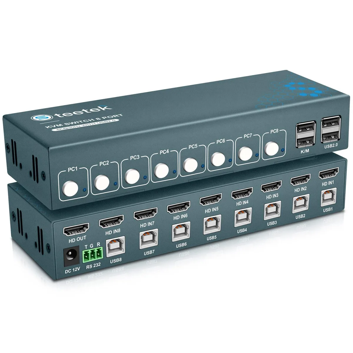 Vszerda Vszerda STK-S7811H-CCC USB 2.0 HDMI KVM Switch 8 Port 4K@30Hz — product photo
