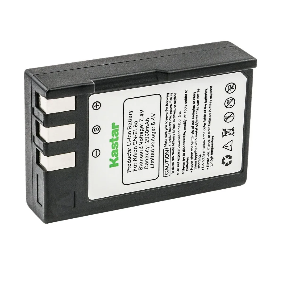  Kastar EN-EL9 2000mAh 7.4V Lithium-Ion Camera Battery — product photo