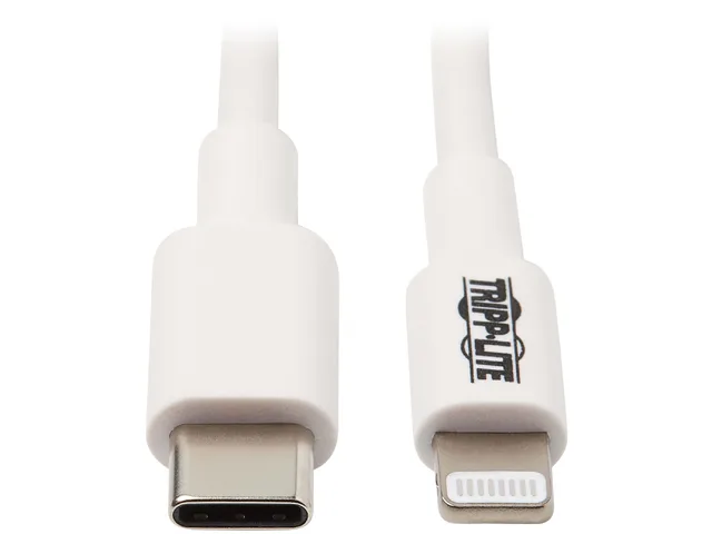 Tripp Lite Tripp Lite M102-003-WH Lightning to USB-C Cable 3 ft — product photo