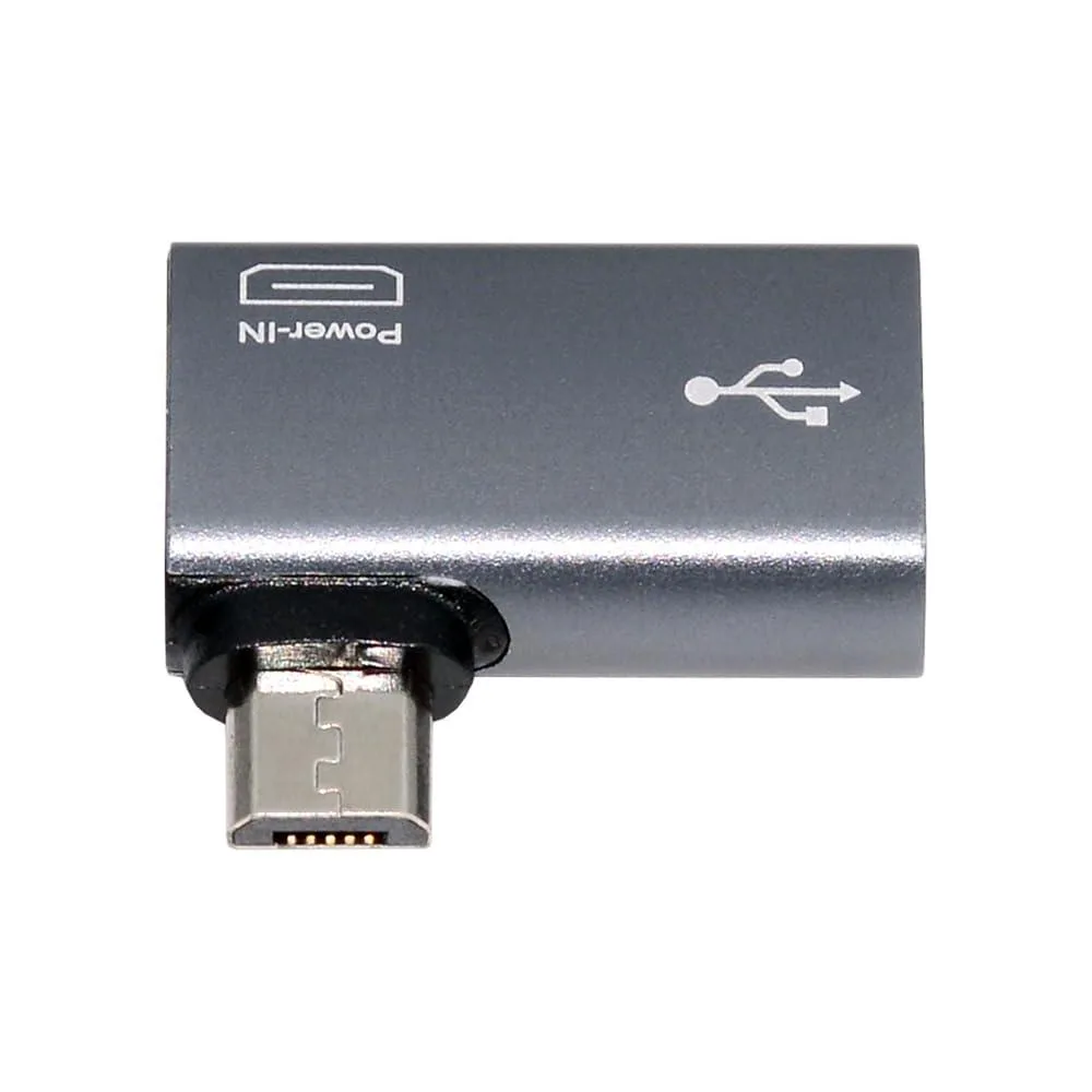 Fervit Fervit Micro USB 2.0 OTG Adapter 90 Degree with Power — product photo