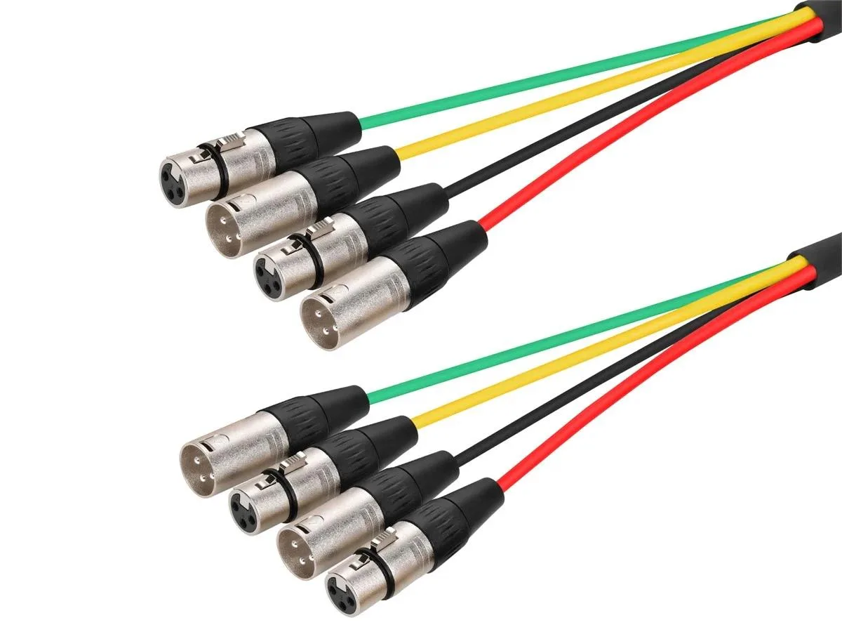 Monoprice Inc. Monoprice Inc. 601394 4-Channel XLR Snake Cable 26AWG 6m — product photo