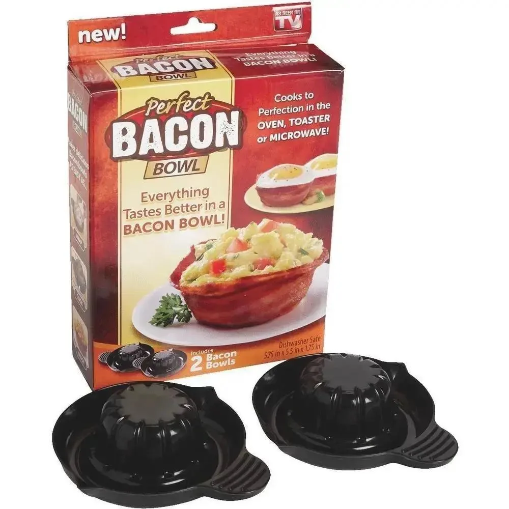 TVTime Direct TVTime Direct Perfect Bacon Bowl Magic 2 Pack Black — product photo