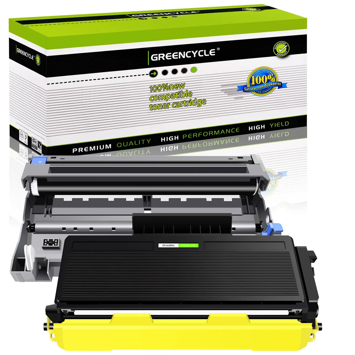 GREENCYCLE GREENCYCLE TN650 DR620 High Yield Toner &amp; Drum 2PK — product photo