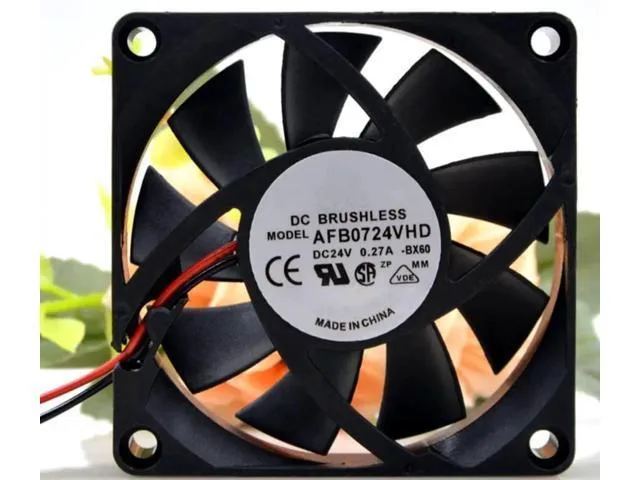TSUJ TSUJ Kepler-C72J-OYS-0141 Industrial Cooling Fan 24V 0.27A 5000RPM 50CFM 70x70x20mm 2-Wire — product photo