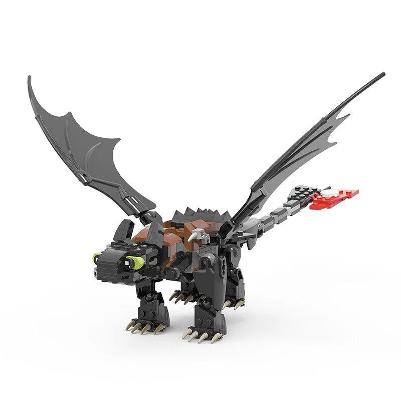 ZITIANYOUBUILD ZITIANYOUBUILD Night Fury Toothless Dragon 234 Pieces Educational Building Set — product photo