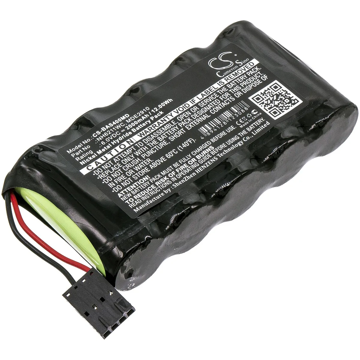 Cameron &amp; Co Cameron &amp; Co DS-CS-BAS400MD Ni-MH 6.0V 2000mAh battery — product photo