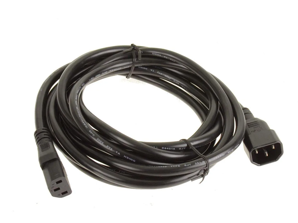 DELL DELL C13 to C14 power cord extension 13 ft 13 A 125 V — product photo