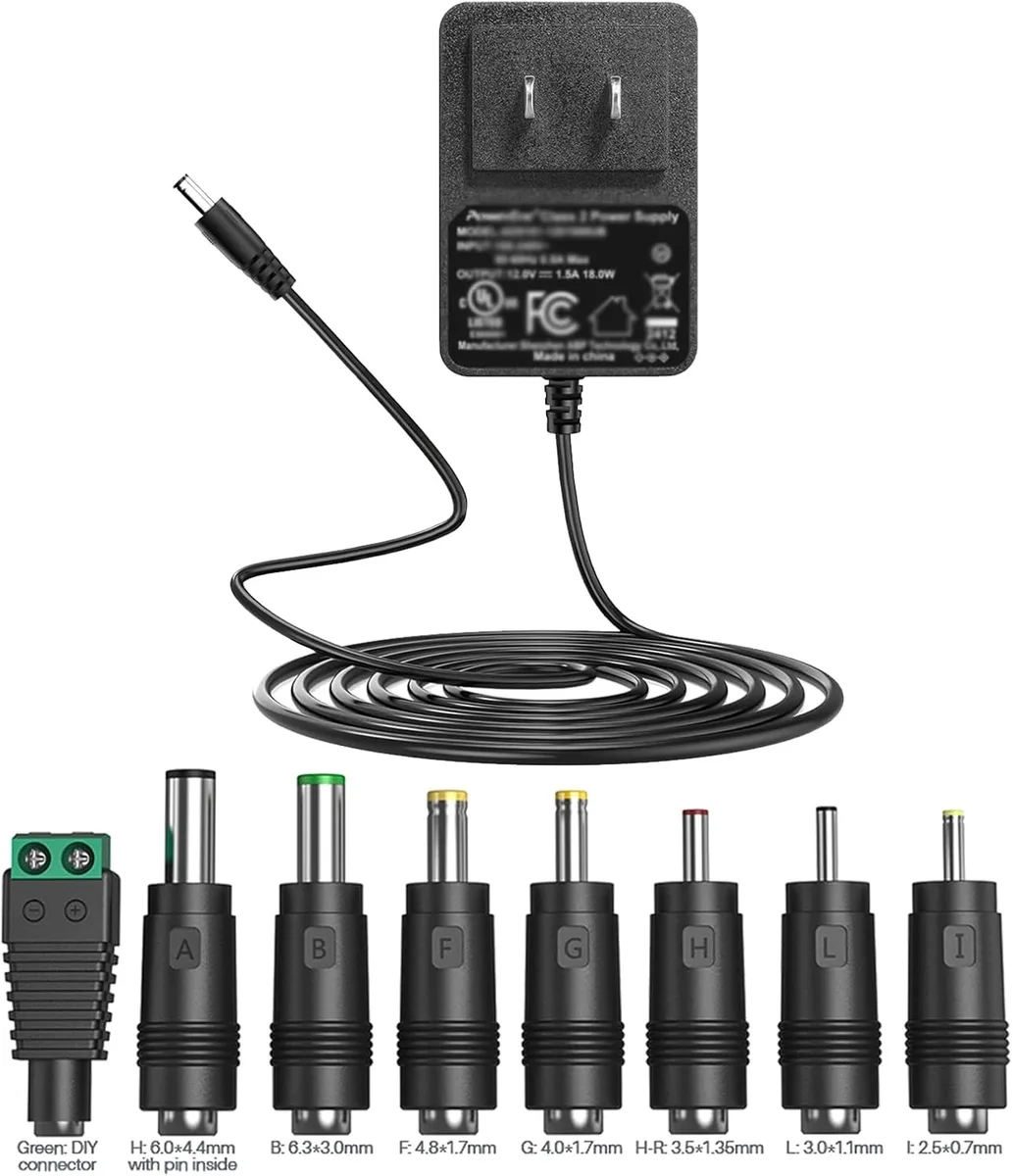 BASEUS BASEUS 6V 2A Universal AC Adapter 8 Tips — product photo