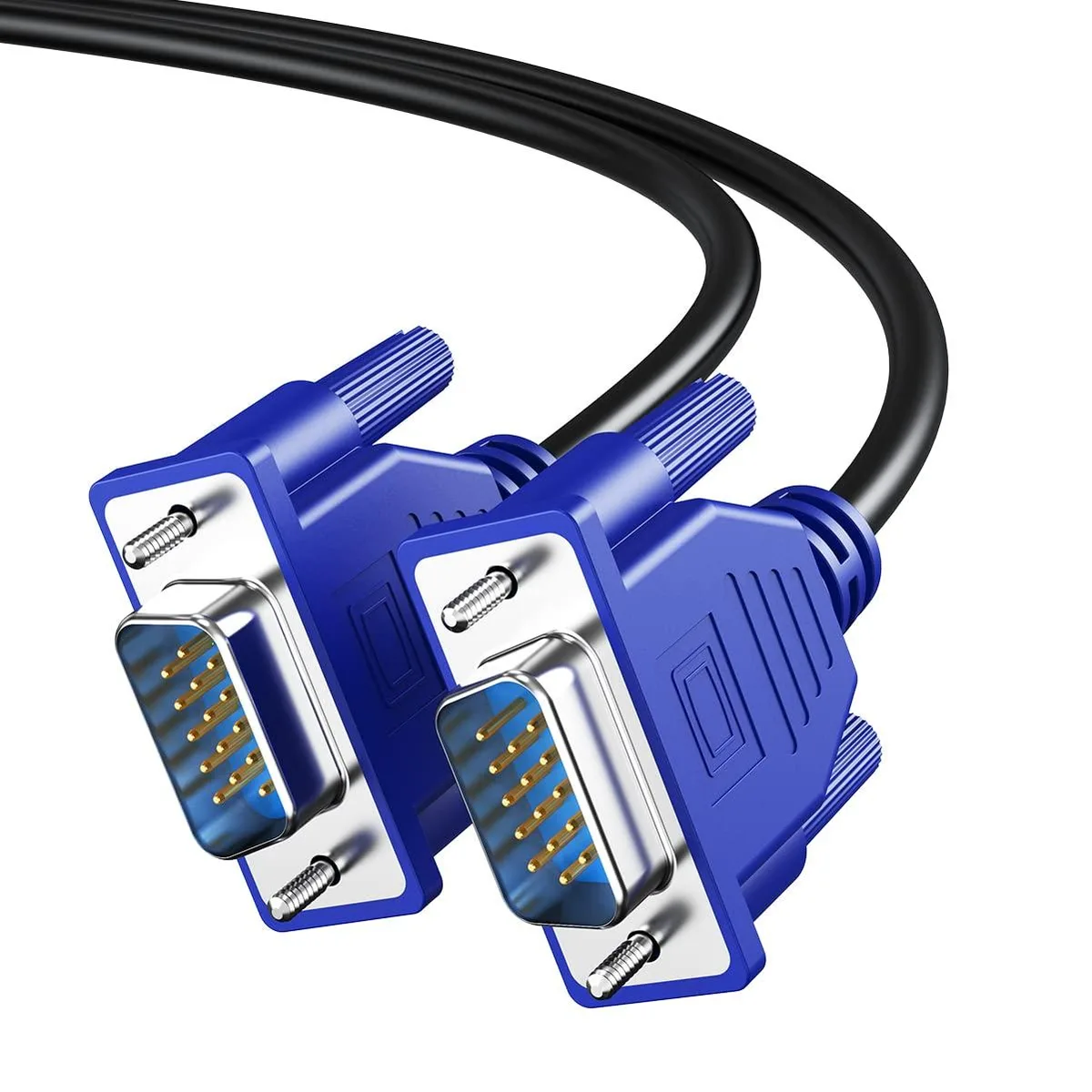 BUCIER BUCIER UV-CABLE VGA Male-to-Male Cable 1.5 m Blue 15-pin — product photo