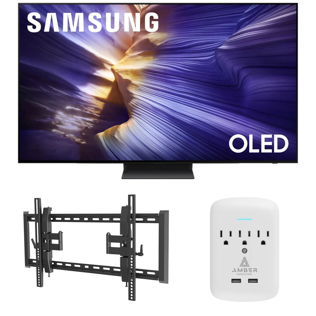 SAMSUNG SAMSUNG QN77S90FAFXZA 77" 4K OLED Smart TV 120Hz 2025 TILT-EXTENSION-37-90 — product photo