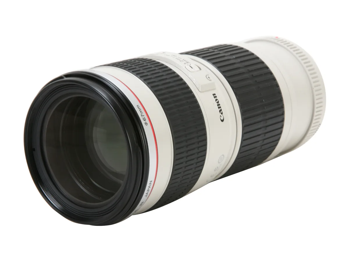 Canon Canon 2578A002 EF 70-200mm f/4L USM Telephoto Zoom Lens White — product photo