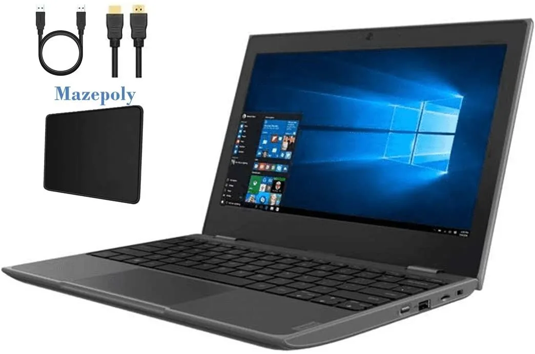 Lenovo Lenovo 81CYX503US 11.6" laptop Celeron N3450 4GB 128GB Windows 10 Pro — product photo
