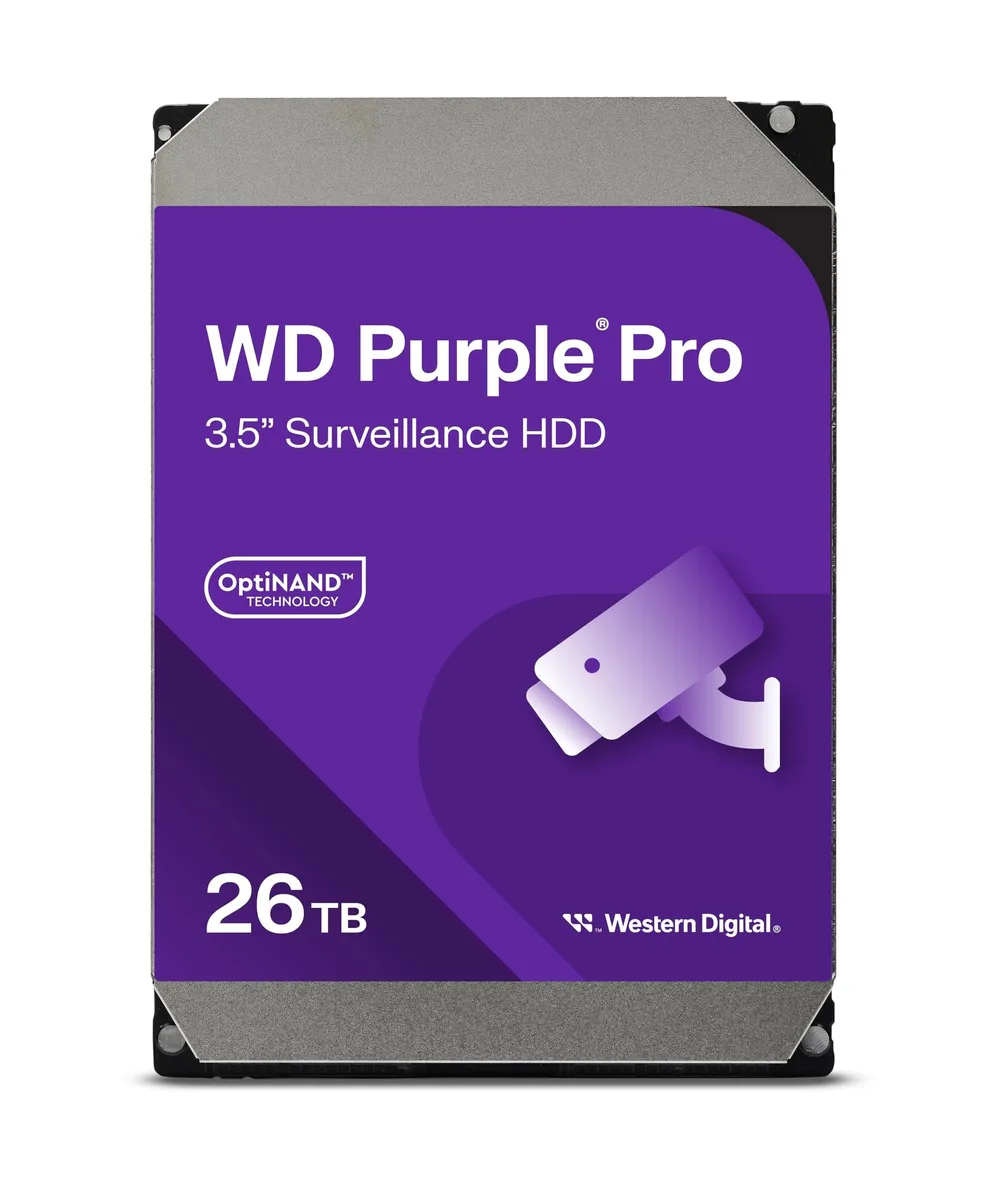 Western Digital Western Digital 26TB WD Purple Pro 3.5" SATA internal hard drive — product photo