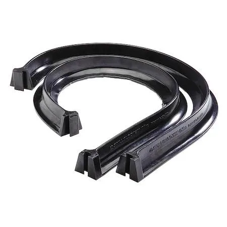 New Pig New Pig PLR267-BK SpillBlocker Barrier Dike 60 in Black Polyurethane Pack of 2 personal protective equipment — product photo