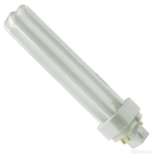 Double compact fluorescent lamp with G24Q-3 base, 26W 3000K warm white light