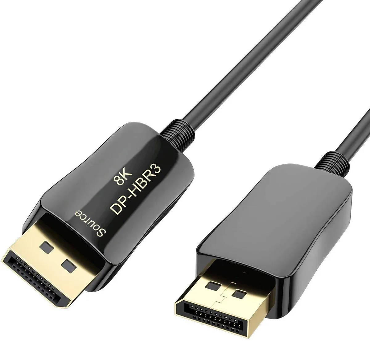 CableDeconn CableDeconn USB C to USB C Optical Fiber Cable 15m 50ft 8K@60Hz 4K@144Hz 32.4Gbps — product photo