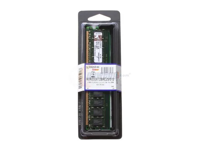 Kingston Technology Corp. Kingston Technology Corp. KVR333X72BRC25/512 512MB DDR 333 (PC 2700) ECC Registered server RAM — product photo