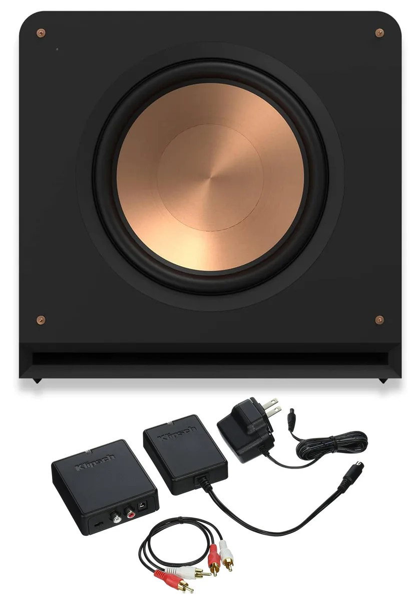 Klipsch Klipsch RP-1600SW 1600W Subwoofer with WA-2 Wireless Kit home audio speaker — product photo