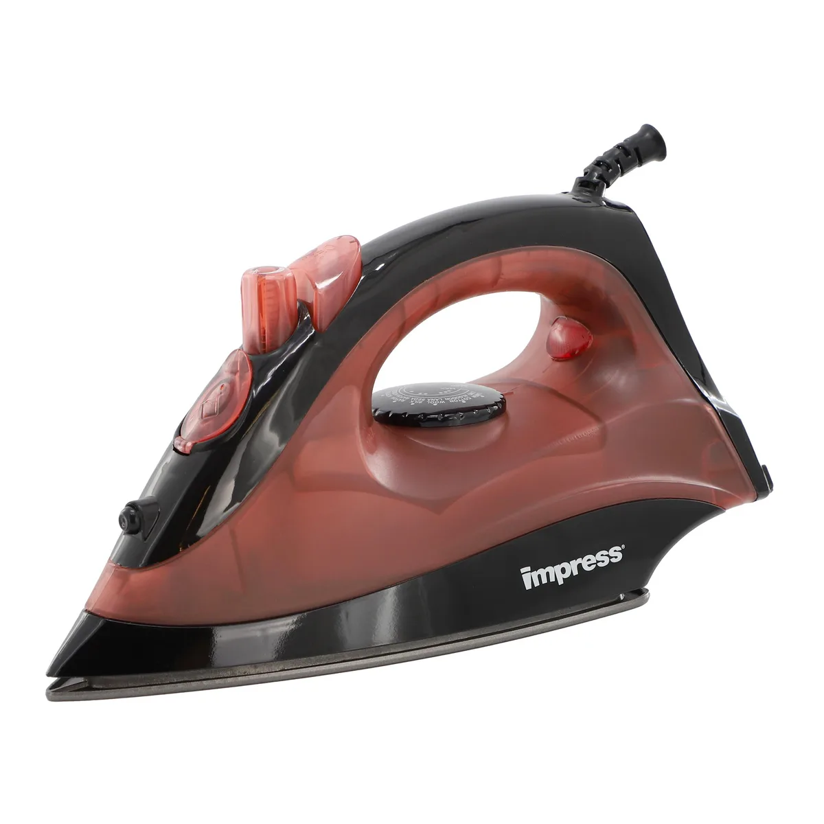 Impress Impress Compact Steam &amp; Dry Iron Red 12 oz 1200W — product photo