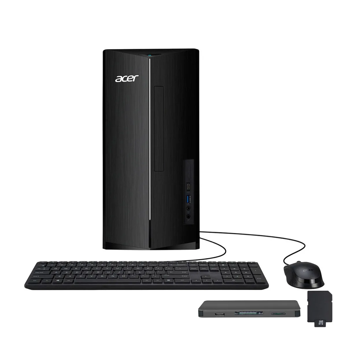 Acer America Acer America Aspire Desktop i5-14400 32GB DDR5 1.16TB Win 11 Black — product photo