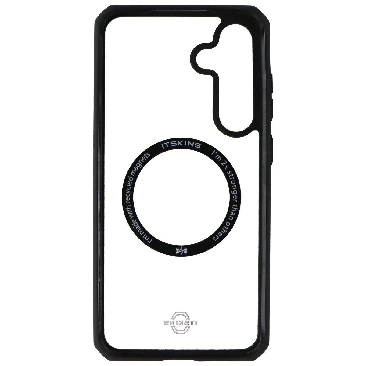 ITSKINS ITSKINS Hybrid_R Solid Case Samsung Galaxy S24+ Black Transparent — product photo