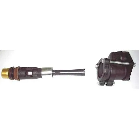 Dayton 4HFC2 deep well ejector trap, cast iron and thermoplastic, single 2 inch pipe with six connections