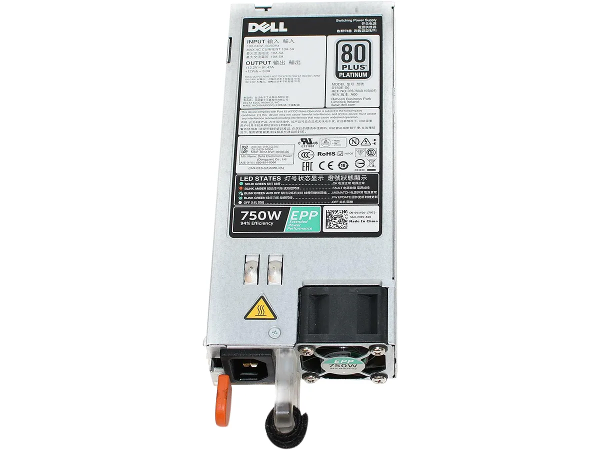DELL DELL V1YJ6 750W Power Supply Switch Module — product photo