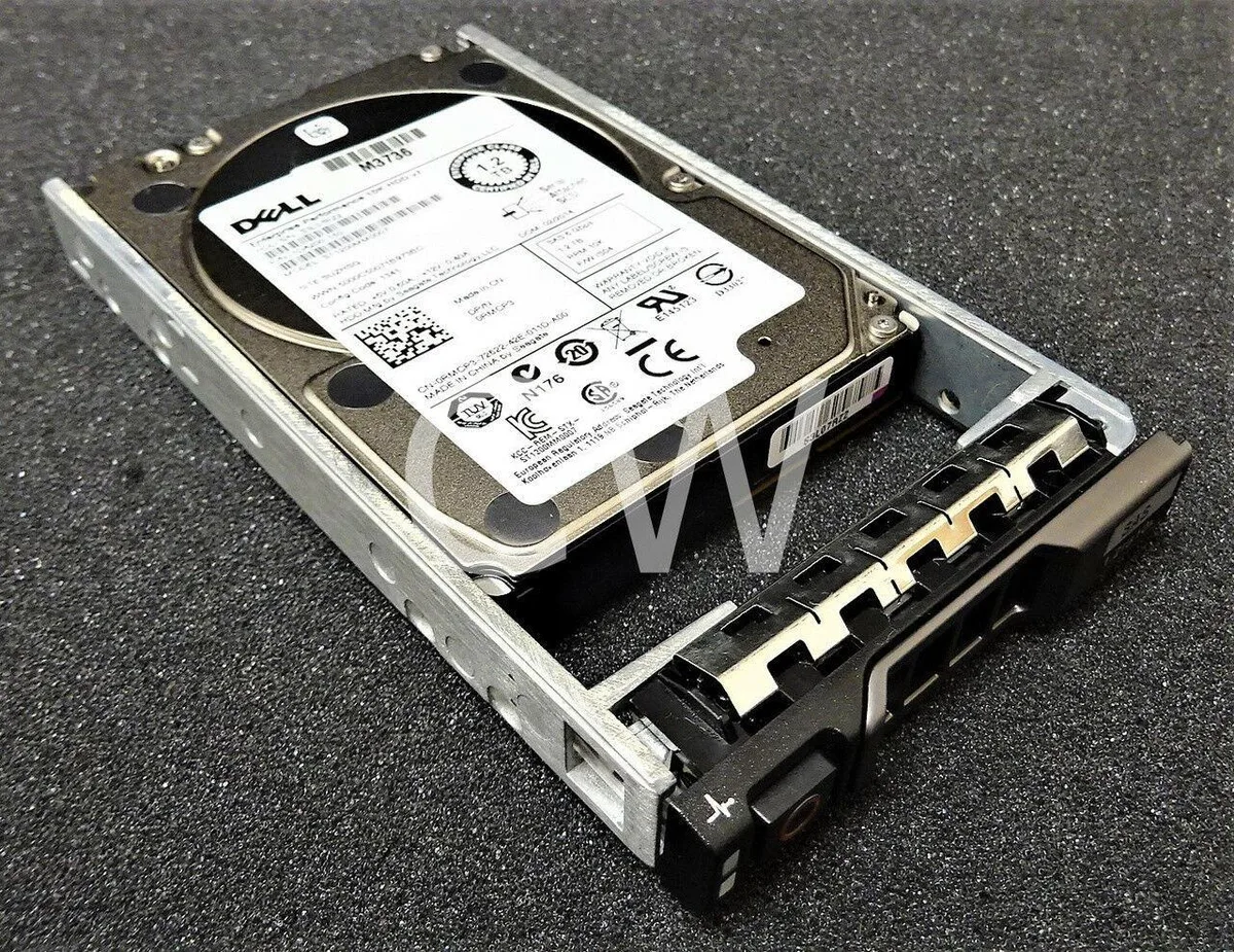 DELL DELL ST1200MM0007 1.2TB 10000RPM SAS 2.5" internal hard drive with tray — product photo